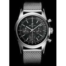 Breitling Transocean Chrono Steel Watch #507