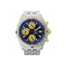 Breitling Windrider Crosswind B13355 Stainless Steel & Gold Mens Watch