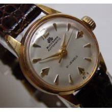 Bucherer Ladies Gold Swiss Made 21Jwl Automatic Watch