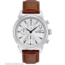 Bulova 63c107 Men's Accutron Gemini Collection Automatic Chronograph Watch