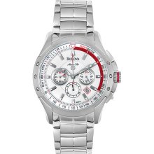 Bulova Men's Stainless Steel Chronograph Watch