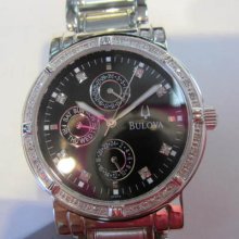 Bulova Men's Watch Chrono Diamond All Stainless S Original Edition