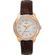 Bulova Precisionist Brightwater Diamond Ladies Watch 98R152