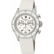 Bw0502 Breil Milano Manta 1970 Ladies Chronograph Leather Strap Watch