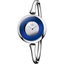 Calvin Klein Swiss Silver Bangle Ladies Watch K1c24806