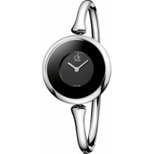 Calvin Klein Women's 'Sing' Black Stainless Steel Watch