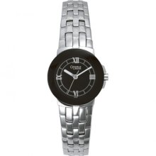 Caravelle by Bulova Women's 43L80 Black Dial Stainless Steel Watch