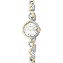 Carriage By Timex Womens C3c227 Two-tone Bracelet Watch