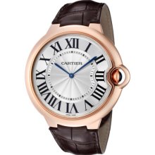 Cartier Ballon Bleu 47mm Ultra-Thin Pink Gold Watch W6920054