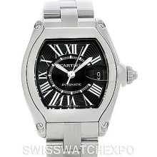 Cartier Men's Roadster Black Dial Watch W62041V3