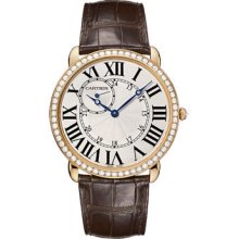 Cartier Men's Ronde Louis Silver Dial Watch WR007001