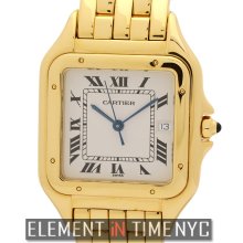 Cartier Panthere Collection Panthere 18k Yellow Gold Large Art Deco Bracelet