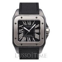 Cartier Santos 100 Large PVD Stainless Steel & Titanium Men's Watch - W2020010