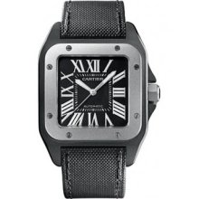 Cartier Santos 100 XL Chrono Black Titanium Watch W2020010