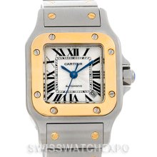 Cartier Santos Ladies Steel 18K Yellow Gold W20045C4 Watch