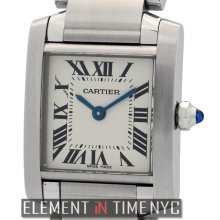 Cartier Tank Collection Tank Francaise Stainless Steel Ladies 20mm