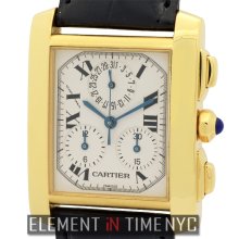 Cartier Tank Collection Tank Francaise Chronograph 18k Yellow Gold 28mm