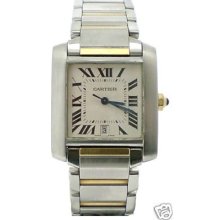 Cartier Tank Francaise Pre-owned Wristwatch.