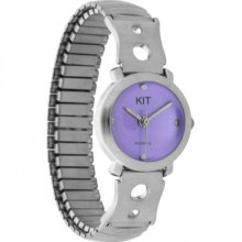 Carvel Ladies Bracelet Strap Watch, Purple Face, Nb90336a