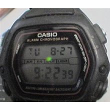 Casio Dw290 Electro Backlight Lcd Watch With Dw280 Back Cover Runs Needs Band