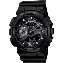 Casio G-shock Ga110-1b Analog Digital Men's Black Military Xl Watch