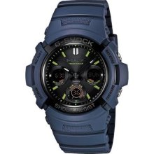 Casio G-shock Military Navy Blue Tough Solar Men's Watch Awr-m100nv-2 Awrm100nv