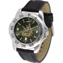 Central Florida Knights Sport AnoChrome Men's Watch with Leather Band