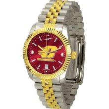 Central Michigan University Men's Stainless Steel Alumni Dress Watch