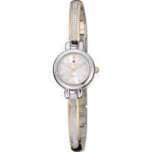 Charles Hubert 2-tone Gold-plated Silver Dial Quartz Watch Xwa4314