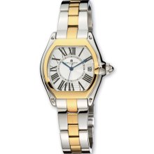 Charles Hubert Ladies Gold-Plated Two-Tone White Dial 32X40Mm Watch XWA3298