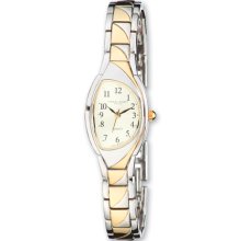 Charles Hubert Ladies Ips/Ipg-Pltd 2-Tone Champagne Dial 20Mm Watch XWA3315