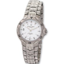 Charles Hubert Ladies Titanium White Dial Watch XWA576