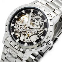 Christmas Mens Luxury Automatic Watch Wilon Stainless Steel Hollow T