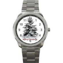 Christmas Vol 1 Unisex Silver-Tone Sports Metal Watch 14