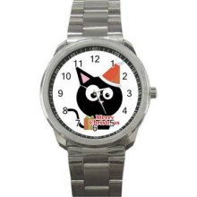 Christmas Vol 1 Unisex Silver-Tone Sports Metal Watch 02