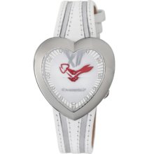 Chronotech Children's Heart Shaped White Dial Leather Quartz