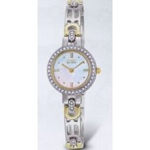 Citizen Eco Drive Ladies` Slim Band Silhouette Crystal Watch (21 Mm Case)