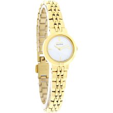 Citizen Eco-Drive Ladies Silhouette Gold Tone Dress Bracelet Watch EX1092-57A