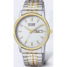 Citizen Eco Drive Men`s 2-tone Expansion Band Watch