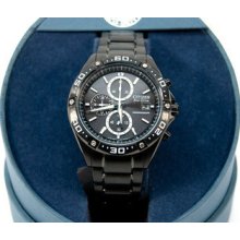 Citizen Eco-drive Men's Ca0235-50e Watch $425 Black Dial Black Band Wow