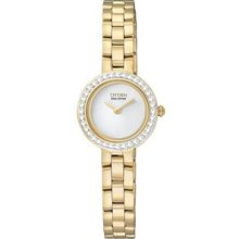 Citizen Eco-Drive Silhouette Crystal Ladies Watch EX1082-51A