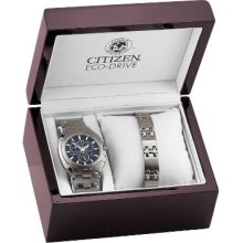 Citizen Eco-Drive(tm) Stainless Steel Men's Watch Boxed Set