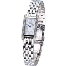 Citizen Ladies Eco-drive Swarovski Watch White Eg2020-79a