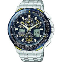 Citizen Men's Blue Angels Skyhawk A-T Flight Chronograph Watch JY0040