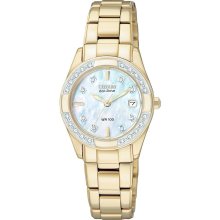 Citizen Women's EW1822-52D Regent Gold Tone Diamond Watch