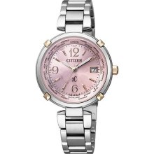 Citizen Xc Happy Flight Titania Eco-drive Radio Ec1044-55w Ladies Watch