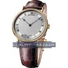 Classique Automatic Ultra-Slim (YG / Silver / Leather)