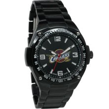 Cleveland Cavs watch : Cleveland Cavaliers Stainless Steel Warrior Watch - Black