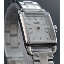 Coach 14501257 Hamptons Elongated Women Watch Lady Business Stylish Gorgeous