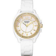 COACH BOYFRIEND SILICON RUBBER STRAP WATCH